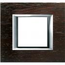 BTICINO - HA4802LWE Rectangular cover plate 2 modules - wenghe