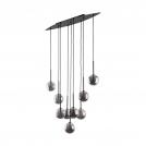 TKLighting -  CHANDELIER ESTERA 9XG9 BLACK 9x8W 6148