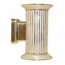 FEDE - FD1032ROP PARIS WALL LIGHT, BRASS, GOLD WHITE PATINA