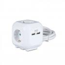 V-TAC - 4 Ways Socket USB Cubic 3G 1.55mm x 1.4m SKU: 8800 VT-1154-2