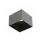 GTV Lighting - Луна за външен монтаж черна квадрат SAKURA О.М. max. 20W IP20 GU10 OS-SAKES111KW-00