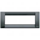 VIMAR - 16736.11 - Classica plate 6M metal black