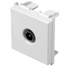 TEM - KM20PW Socket TV individual 0db 2M, color White gloss, Modul