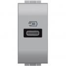 BTICINO - NT4192C 6 Vdc type C USB charger for devices up to 1,500 mA - 110-230V 50-60 Hz