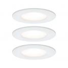 PAULMANN - 93478  LED recessed light 3-Step-Dim Nova basic set rigid IP44 round 78mm✴white matt