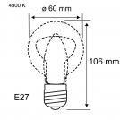 PAULMANN - LED Крушка 28724 LED bulb filament ⚡ E27 ⚡ 230V ⚡ 170lm ⚡ 1.1W ⚡ 4900K ✴ Зелен (3)