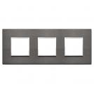 VIMAR - 21644.03 - Plate 6M (2+2+2) 71mm lava grey 
