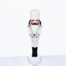 ACA LIGHTING - NUTCRACKER SOLDIER WITH DRUM WHITE 7x6.5x23cm  X1525409