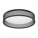 EGLO - LED Плафон LUPPINERIA Ø:385mm 20W 2400lm 3000K черно/бял - 900795
