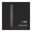 V-TAC - 10W LED Линейна Фасадна Лампа 510x60x50мм 3000K Антрацит IP65 SKU: 10429 (3)