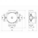 ATRA - 835334 Взривозащитена раклонителна кутия 3xФланец 3/4 (1)