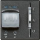 BTICINO - HS4432 Switch IR passive 500W - output a relay 6A resistive /2A inductive - 230 Vac - selector O-A-I - anthracite