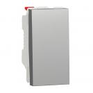 SCHNEIDER ELECTRIC - NU310630 New Unica - Button NO 10A screwless 1 module aluminium