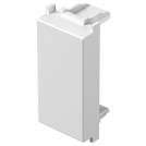 TEM - TM21MW Blank plate 1M, color White matt, Modul