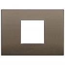 VIMAR - 19652.17 - Classic plate 2centrM alu dark bronze