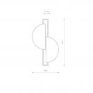 NOWODVORSKI - Wall lamp  7652 SUNRISE LED • LED 1 x 14 W • 3000 K • IP20 (3)