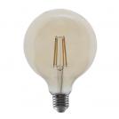 ACA LIGHTING - LED крушка димираща кехлибар FILAMENT G125 E27 10W 2700K 1160lm PALA12510WWDIMAM