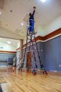LITTLE GIANT - COMPACT CAGE, 6'-10' Model - ANSI Type IAA - 375 lb Rated, Fiberglass Adjustable Enclosed Elevated Platform 19506-244 (10)