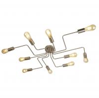 SEARCHLIGHT - 99210-10SS Circuit 10lt Ceiling Flush, Satin Silver