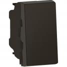 LEGRAND - 2-way switch Mosaic - 10 AX - 250 V~ - 1 module - black 79101