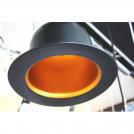 AZZARDO - CAPELLO LP 6004 aluminium/ metal base black/gold (2)