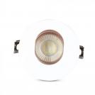 V-TAC - GU10 Fitting White+Rose Gold Round SKU: 3163 VT-874