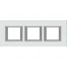 BTICINO - HA4802M3HVSA rectangular cover plate 3х2modules-Kristall glass