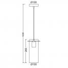ACA LIGHTING - Пендел  STYLE   DLA12591CH (1)