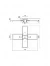 SMARTER - ceiling luminaire TIMBER 01-1969 E27, 4 X 42W (1)