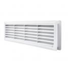 ELMARK - EL02-127 ВЕНТ.РЕШЕТКА ЗА ВРАТА 115x430MM, БЯЛА - 500196/WH