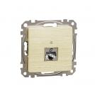 SCHNEIDER ELECTRIC - SDD180461S Sedna Design & Elements - CAT 6 STP, RJ45, birch