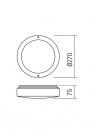 REDO GROUP - Плафон UBLO  9427 AP E27 1X42W IP65 R  (1)