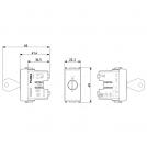 VIMAR - 14087.SL - 2P NO 16A push button +key Silver (1)
