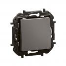 LEGRAND - One way switch Medium Grey Niloe NP2110MG