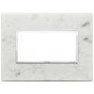 VIMAR - 21654.51 - Plate 4M stone Carrara white