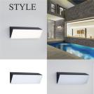 NOVA LUCE - Влагозащитен аплик  Д:60, Ш:15 , В:18 см.   9030946   STYLE ⚡ LED 41W ⚡ 2768Lm ⚡ 3000K ⚡ 220-240V ⚡ IP65 ✴ Тъмен антрацит 