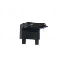 ULTRALUX - Vertical L-connector for SLIM surface mounting rail black LMST10VK