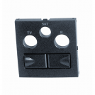 EFAPEL - Face plate for R - TV - SAT multimedia outlets GREY 90773 TIS LOGUS 90