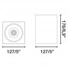 FARO - surface-mounted light  TEKO -1 050400301  LED 18W, 3000K, 1600LM (1)
