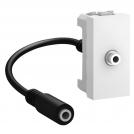 SCHNEIDER ELECTRIC - MGU3.433.18 Unica - data socket - 1 socket - mini jack - Female - white