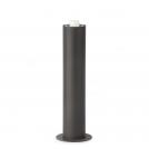 FARO - MOON-1 Dark grey post lamp structure to mistu/muffin/blub´s Ref.74434White shade Ref.7443 IP44 (1)