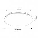 RABALUX - CEILING LIGHTS VENDEL 71105 LED 18W 1460lm 4000K starry (3)