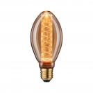 PAULMANN - 28827   Inner Glow Edition LED bulb inner bulb spiral pattern ⚡ E27 ⚡ 230V ⚡ 120lm ⚡ 3.6W ⚡ 1800K dimmable ✴ Gold