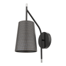 ELMARK - THERA WALL LAMP 1XE14 BLACK/CHROM - 955THERA1W/BL