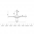 FARO - CUBA Brown ceiling fan Ref.33352 (3)