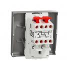 SCHNEIDER ELECTRIC - NU320230 New Unica - Intermediate switch 10A screwless 2modules aluminium (1)