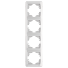 VIKO - 4 Gang Frame Carmen white horizontal 9057 1104 (1)