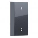 ACA LIGHTING - MODYS BUTTON WITH INDICATOR & SYMBOL 0-1 1M. ANTHRACITE 10101333067