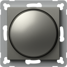 TEM - Dimmer rotatable R=10-250W LED=0-100VA color Titanium Logiq EQ19TIXO