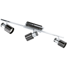 EGLO - Спот  LED 3хGU10 5W 3x400lm хром/черно   30834  DAVIDA 1
